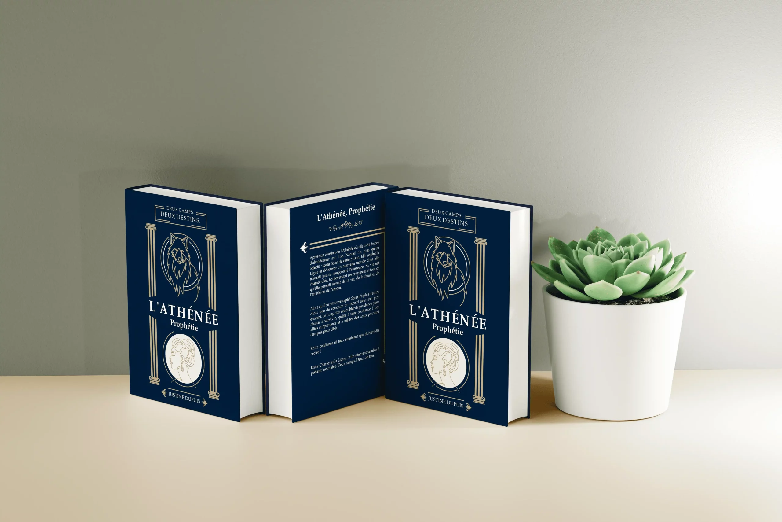 Couverture du roman Athénée 2 par Margaux Nennig Graphiste & Webdesigner