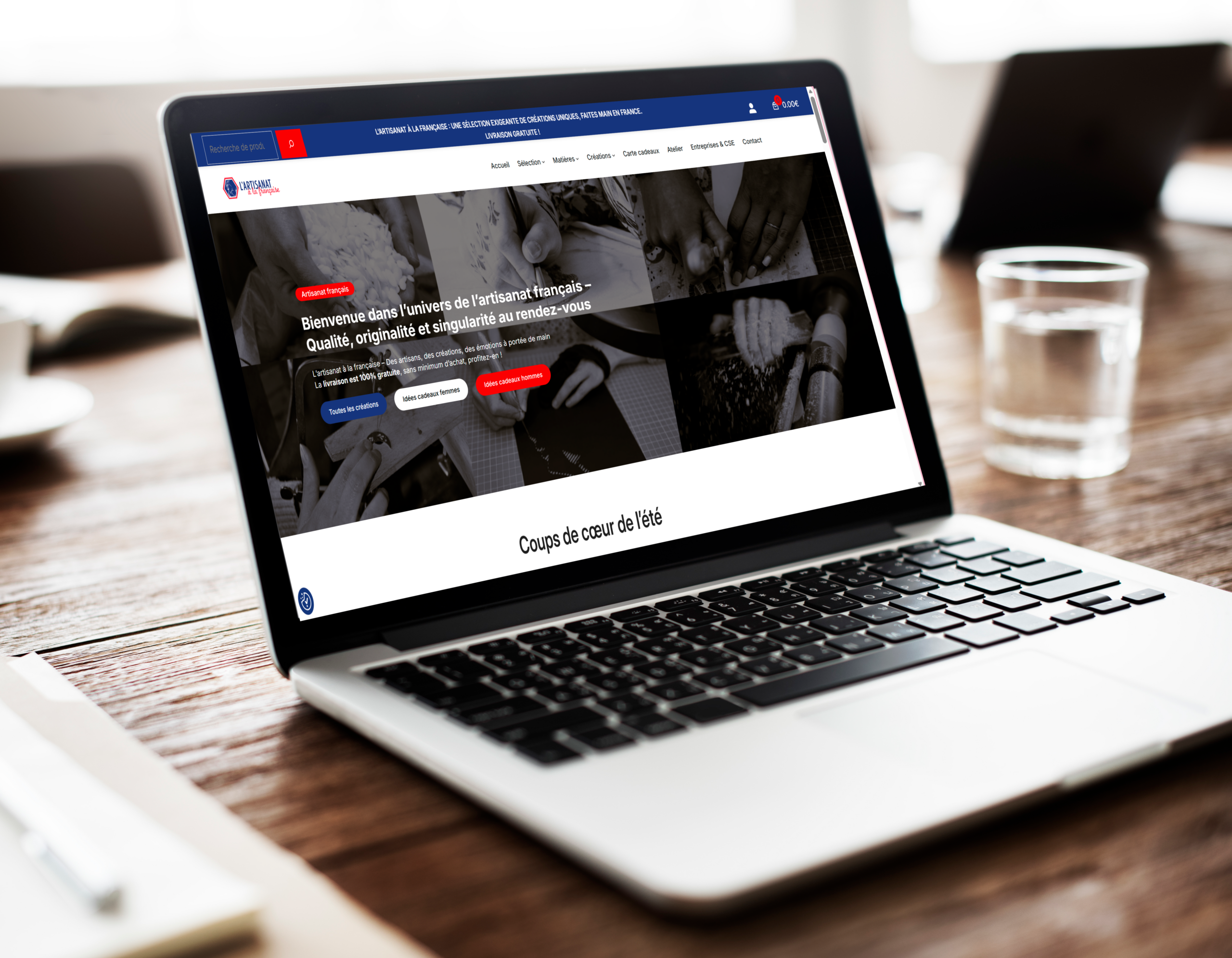Création du site internet https://l-artisanat-a-la-francaise.fr/ à Metz (57)